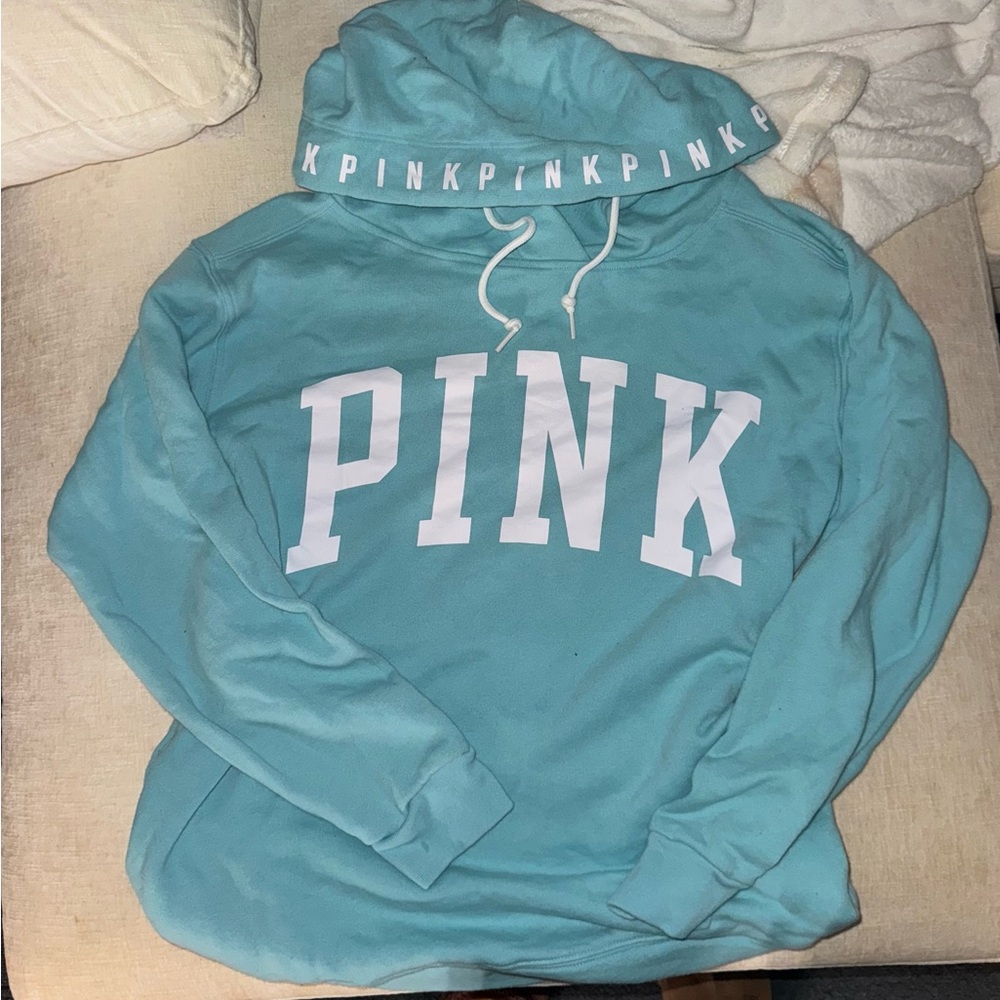 Victoria Secret PINK Light Blue Hoodie